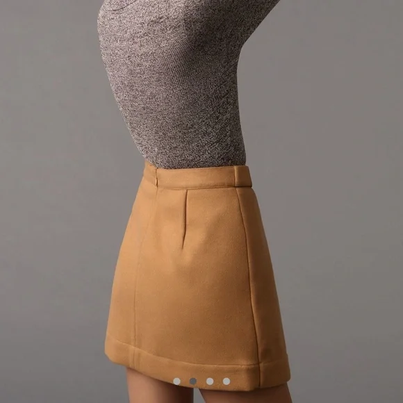 *Anthropologie Maeve Belted Wrap Mini Skirts - Picture 2 of 5